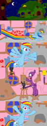Size: 700x1840 | Tagged: explicit, fluttershy, rainbow dash, scootaloo, angel bunny, artist needed, autoerotic asphyxiation, ballgag, bestiality, blindfold, bondage, comic, dildo, female, femsub, filly, flutterzoo, foal, foalcon, g4, gag, gimp suit, high heels, implied bisexual, implied hanging, implied lesbian, imported from derpibooru, interspecies, male, malesub, mare, noose, pegasus, pony, rabbit, sex toy, ship:angelshy, shipping, source needed, straight, submissive, suspended, upside down, whip