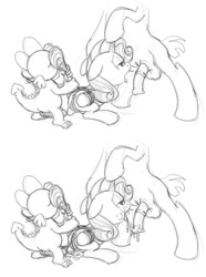 Size: 742x1000 | Tagged: explicit, artist:carnifex, rarity, spike, baby dragon on mare, balls, blowjob, bondage, creampie, cum, dragon, dragon on pony action, female, femsub, foalcon, g4, group sex, imported from derpibooru, interspecies, male, maledom, monochrome, nudity, oral, penis, pony, rarisub, sex, ship:sparity, shipping, spitroast, straight, submissive, tail, tail pull, threesome, vagina