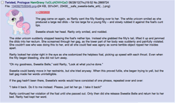 Size: 806x475 | Tagged: explicit, grimdark, rarity, sweetie belle, fanfic:tarnished silver, /mlp/, 4chan, 4chan screencap, abuse, dildo, fanfic art, foalcon, g4, imported from derpibooru, incest, rape, sex toy, sweetiebuse, text