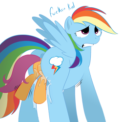 Size: 1500x1500 | Tagged: explicit, artist:kloudmutt, rainbow dash, scootaloo, anus, butt, crying, duo, endosoma, female, fetish, filly, filly prey, foal, foalcon, g4, head first, hooves, imported from derpibooru, lesbian, mare, mare on filly, nudity, pegasus, plot, pony, preddash, scootaprey, ship:scootadash, shipping, simple background, teeth, text, transparent background, unbirthing, vaginal secretions, vore, vulva, wings