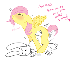 Size: 924x756 | Tagged: explicit, artist:cartoonlion, fluttershy, oc, oc:futashy, ask, ask futashy, blushing, dead source, fetish, floppy ears, foal, foalcon, futa, futa fluttershy, futaverse, g4, humping, imported from derpibooru, intersex, pegasus, plushie, plushophilia, pony, rabbit, sex, simple background, solo, solo futa, white background