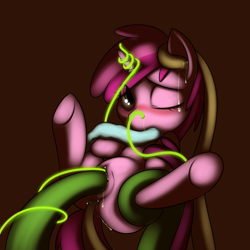 Size: 1280x1280 | Tagged: explicit, artist:kloudmutt, abdominal bulge, anal, anus, blowjob, blushing, clitoris, consentacles, cum, dead source, double penetration, ear sex, female, femsub, filly, foal, foalcon, g4, horn, hornjob, human vulva, human vulva on pony, imported from derpibooru, insertion, legs in air, looking at you, nostril penetration, nudity, one eye closed, oral, penetration, pony, ruby pinch, sex, solo, solo female, sounding, submissive, suspended, tentacle pit, tentacle porn, tentacles, tentacles on female, tentacles on filly, tight fit, underhoof, unicorn, urethral penetration, vaginal, vulva, wink