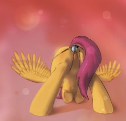 Size: 1280x1229 | Tagged: explicit, artist:fiasko0, scootaloo, abstract background, ass up, butt, dildo, dildo harness, face down ass up, female, femsub, filly, foal, foalcon, g4, imported from derpibooru, insertion, masturbation, nudity, pegasus, plot, pony, presenting, presenting butt, rear view, sex toy, solo, solo female, spread wings, submissive, underhoof, vaginal insertion, vaginal secretions, vibrator, vulva, wingboner, wings