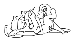 Size: 715x388 | Tagged: questionable, artist:weaver, spike, twilight sparkle, age difference, baby dragon on mare, black and white, dragon, dragon on pony action, duo, duo male and female, female, foalcon, g4, grayscale, imported from derpibooru, interspecies, lineart, male, mare, missionary position, monochrome, obscured penetration, pony, pseudoincest, sex, ship:twispike, shipping, simple background, softcore, straight, twilight is a foal fiddler, unicorn, vaginal, white background, wingless spike