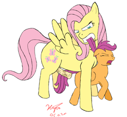 Size: 1935x1786 | Tagged: explicit, grimdark, artist:xyi, fluttershy, scootaloo, abuse, age difference, eyes closed, female, femsub, filly, floppy ears, foal, foalcon, futa, futa fluttershy, futa on female, futa on filly, futadom, g4, gritted teeth, hair pulling, imminent rape, imported from derpibooru, intersex, mottled genitals, mouth hold, nudity, open mouth, pegasus, penis, pony, pulling, rape, scootabuse, simple background, spread wings, submissive, white background, wingboner, wings