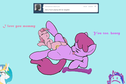 Size: 1242x824 | Tagged: explicit, artist:megasweet, artist:mspaintponies, princess celestia, oc, oc:twilight panda, alicorn, base used, berry punch, berrybetes, berrypinch, cute, cutelestia, earth pony, female, filly, foal, foalcon, g4, horn, imported from derpibooru, incest, lesbian, mare, mare on filly, mother and child, mother and daughter, mspaintponies, orgasm, pinchybetes, pony, princess molestia, ruby pinch, sex, ship:berrypinch, ship:drunkcest, shipping, tribadism, unicorn, vaginal orgasm