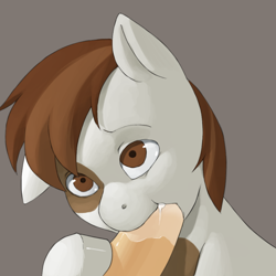Size: 1000x1000 | Tagged: explicit, artist:kevinsano, blowjob, colt, cum, earth pony, foal, foalcon, g4, gay, hippo snout, human, human male, human male on colt, human on pony action, human penis, imported from derpibooru, male, nudity, offscreen character, oral, penis, pipsqueak, pony, simple background