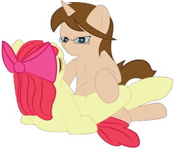 Size: 9490x8180 | Tagged: explicit, artist:pinkiepieinsane, apple bloom, oc, oc:lemon loaf, absurd resolution, ambiguous penetration, blushing, canon x oc, colt, colt on filly, earth pony, female, filly, foal, foalcon, g4, implied penetration, imported from derpibooru, male, missionary position, penetration, pony, pony on pony action, sex, shipping, simple background, straight, transparent background, unicorn, vaginal