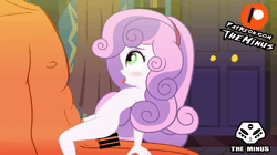 Size: 1920x1080 | Tagged: explicit, artist:theminus, sweetie belle, abdominal bulge, ambiguous penetration, animated, banned from derpibooru, censored, equestria girls, female, imported from twibooru, lolicon, male, no sound, nudity, open mouth, paywalled source, straight, underage, wingding eyes