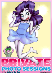 Size: 3720x5244 | Tagged: safe, artist:anibaruthecat, rarity, spike, comic:private photo sessions, comic:private photo sessions (eqg), banned from derpibooru, equestria girls, female, imported from twibooru, lolicon, male, shipping, sparity, straight, underage