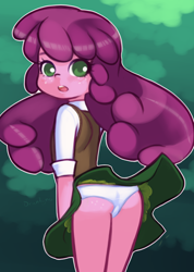 Size: 1280x1794 | Tagged: suggestive, artist:drantyno, banned from derpibooru, cameltoe, cheerilee, child, clothes, equestria girls, female, imported from twibooru, lolicon, panties, panty shot, underage, underwear, young, younger
