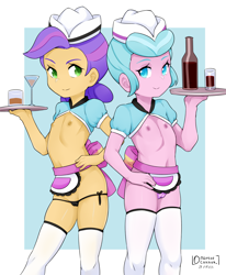 Size: 2500x3030 | Tagged: questionable, artist:oozutsucannon, banned from derpibooru, child, clothes, doo wop, equestria girls, female, imported from twibooru, lolicon, nipples, nudity, panties, partial nudity, sunny sugarsocks, tip top, topless, underage, underwear, young, younger