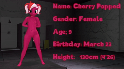 Size: 1920x1080 | Tagged: explicit, artist:cdv, oc, oc:cherry popped, 3d, animated, anthro, ass, banned from derpibooru, butt, collar, female, imported from twibooru, lolicon, nipples, no sound, nudity, tail, underage