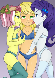 Size: 2500x3523 | Tagged: explicit, artist:oozutsucannon, applejack, rarity, comic:rollercoaster of sex, applenette, banned from derpibooru, blushing, bra, clothes, comic, equestria girls, face licking, female, females only, fingering, group sex, human, imported from twibooru, lesbian, licking, lolicon, nipple pinch, nipples, nudity, panties, sex, threesome, tongue out, underage, underwear, vaginal, vaginal fingering, vignetjackrity, vignetrity, vignette valencia, young, younger