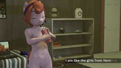 Size: 1280x720 | Tagged: explicit, artist:cdv, oc, oc:queen pawn, 3d, animated, anthro, banned from derpibooru, breasts, child, cute, delicious flat chest, female, imported from twibooru, lolicon, nipples, nudity, oc only, small breasts, solo, source filmmaker, underage, webm, young
