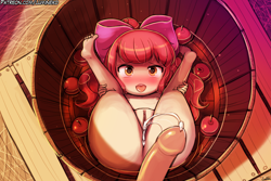 Size: 3000x2000 | Tagged: explicit, artist:lumineko, apple bloom, adorabloom, aftersex, ahegao, alternate version, anus, apple, apple bloom's bow, apple bobbing, banned from derpibooru, barefoot, barrel, bloom butt, blushing, bow, butt, child, creampie, cum, cute, cute porn, feet, female, food, hair bow, heart eyes, human, humanized, imported from twibooru, legs behind head, lolicon, looking at you, nipples, nudity, open mouth, penis, silly, smiling, soles, solo, solo female, toes, tongue out, underage, vulva, water, wingding eyes