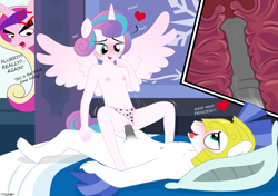 Size: 4916x3463 | Tagged: explicit, artist:tolpain, princess flurry heart, age difference, alicorn, angery, anthro, banned from derpibooru, bedroom, bedroom eyes, blushing, breasts, clothes, cowgirl position, crystal empire, delicious flat chest, dialogue, female, heart, horsecock, imported from twibooru, internal, lolicon, male, moaning, moaning in pleasure, nipples, nudity, panties, panties aside, penetration, penis, plantigrade anthro, princess cadance, royal guard, sex, small breasts, spread wings, straight, underage, underwear, vaginal, vaginal secretions, wingboner, wings, x-ray, yelling