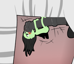 Size: 1258x1080 | Tagged: explicit, artist:happy harvey, oc, oc:anonfilly, oc:femanon, age difference, balls, banned from derpibooru, belly button, big penis, blushing, butt, chibi, drawn on phone, female, filly, hanging, hanging upside down, horsecock, human, human female, imported from twibooru, interspecies, lolicon, male, nipples, nudity, penis, pony, pony on human action, size difference, stallion, stallion on human female, straight, underage, upside down, vein, vein bulge, zebra
