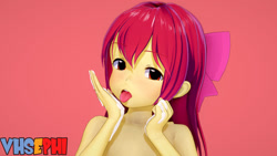 Size: 1280x720 | Tagged: questionable, apple bloom, 3d, banned from derpibooru, equestria girls, female, imported from twibooru, koikatsu, lolicon, nudity, prompter:vhsephiyagami, simple background, solo, underage