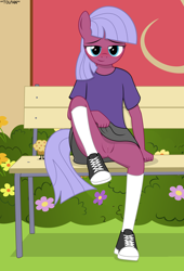 Size: 2328x3425 | Tagged: explicit, artist:tolpain, anthro, banned from derpibooru, clitoris, clothes, earth pony, female, friendship student, gooseberry, imported from twibooru, lolicon, looking at you, nudity, plantigrade anthro, showing off, skirt, solo, underage, upskirt, vulva