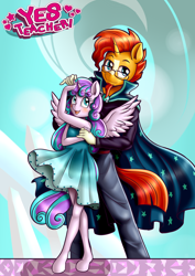 Size: 726x1024 | Tagged: safe, artist:anibaruthecat, princess flurry heart, comic:yes teacher, anthro, banned from derpibooru, comic, female, imported from twibooru, lolicon, sunburst, underage
