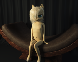 Size: 1500x1200 | Tagged: explicit, artist:zed001, oc, oc:april, anthro, banned from derpibooru, belly button, breasts, delicious flat chest, earth pony, female, imported from twibooru, lolicon, nudity, solo, underage, unguligrade anthro