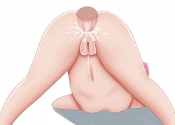 Size: 2480x1761 | Tagged: explicit, artist:focusb, apple bloom, anal, anal creampie, anus, banned from derpibooru, breasts, creampie, cum, delicious flat chest, female, human, human coloration, humanized, imported from twibooru, jacko challenge, lolicon, nudity, penetration, sex, solo, underage, vulva