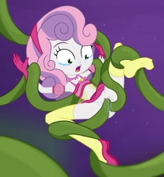 Size: 896x970 | Tagged: explicit, grimdark, artist:ohohokapi, sweetie belle, armpits, banned from derpibooru, clothes, crying, defeated, double penetration, double vaginal, equestria girls, female, femsub, imported from twibooru, lingerie, lolicon, magical girl, multiple penetration, penetration, rape, sex, submissive, sweetiesub, tentacle porn, tentacle rape, tentacles, this ended in tears, underage, vaginal