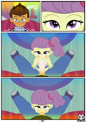 Size: 2480x3507 | Tagged: explicit, artist:theminus, oc, oc:copper plume, comic:gilding the lily, age difference, banned from derpibooru, blowjob, canon x oc, comic, equestria girls, female, imported from twibooru, infidelity, lily pad (equestria girls), lolicon, nudity, oral, penis, sex, underage