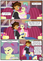 Size: 2480x3507 | Tagged: explicit, artist:theminus, oc, oc:copper plume, comic:gilding the lily, age difference, banned from derpibooru, canon x oc, comic, equestria girls, female, imported from twibooru, infidelity, lily pad (equestria girls), lolicon, male, straight, underage