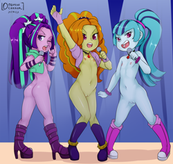 Size: 2646x2500 | Tagged: explicit, artist:oozutsucannon, adagio dazzle, aria blaze, sonata dusk, arse-ia blaze, ass, banned from derpibooru, butt, child, equestria girls, female, imported from twibooru, lolicon, underage, young, younger