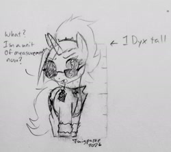 Size: 2108x1874 | Tagged: safe, artist:twigpaste, oc, oc:dyx, alicorn, female, filly, foal, grayscale, imported from derpibooru, monochrome, oc only, pencil drawing, pony, solo, traditional art