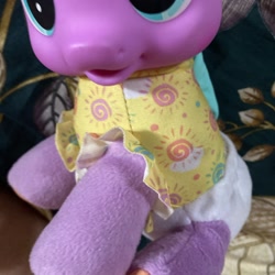 Size: 1600x1600 | Tagged: safe, baby, baby daze (so soft newborn), baby pony, bedroom, blue wings, close-up, cute, diadazes, diaper, diaper daze (so soft newborn), doll, female, filly, foal, g4, imported from derpibooru, indoors, irl, newborn, pegasus, photo, pony, so soft, so soft newborn sunny daze, sunny daze (so soft newborn), toy, wings