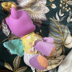 Size: 1600x1600 | Tagged: safe, baby, baby daze (so soft newborn), baby pony, bedroom, blue wings, cute, diadazes, diaper, diaper daze (so soft newborn), doll, female, filly, foal, g4, imported from derpibooru, indoors, irl, newborn, pegasus, photo, pony, so soft, so soft newborn sunny daze, sunny daze (so soft newborn), toy, wings