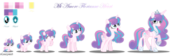 Size: 1280x408 | Tagged: safe, artist:lunerymish, princess flurry heart, oc, alicorn, baby, baby pony, concave belly, female, filly, filly flurry heart, foal, g4, horn, imported from derpibooru, mare, older, older flurry heart, pony, slender, teenager, thin