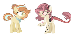 Size: 1280x640 | Tagged: safe, artist:lunerymish, oc, earth pony, female, filly, foal, hybrid, imported from derpibooru, interspecies offspring, offspring, parent:coco pommel, parent:discord, parent:feather bangs, parent:fluttershy, parents:discoshy, pegasus, pony, teenager