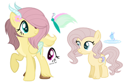 Size: 1280x836 | Tagged: safe, artist:lunerymish, oc, female, filly, foal, hybrid, imported from derpibooru, interspecies offspring, mare, offspring, parent:discord, parent:fluttershy, parents:discoshy, pegasus, pony