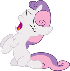 Size: 2247x2286 | Tagged: safe, sweetie belle, artist needed, female, filly, foal, g4, horn, imported from derpibooru, pony, simple background, solo, transparent background, unicorn, vector