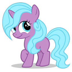 Size: 5000x5000 | Tagged: safe, artist:alicesponycorner, absurd resolution, adobe animate, adobe flash, blue eyes, blue mane, blue tail, crystal pony, female, filly, foal, full body, g4, gameloft, gameloft interpretation, happy, horn, idw, idw showified, imported from derpibooru, mare, pink coat, pony, radiant hope, raised hoof, raised leg, show accurate, simple background, smiling, solo, tail, transparent background, unicorn, vector
