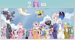 Size: 2880x1533 | Tagged: questionable, artist:cold-blooded-twilight translation, applejack, fluttershy, pinkie pie, princess celestia, princess flurry heart, princess luna, queen chrysalis, rainbow dash, rarity, shining armor, spike, twilight sparkle, oc, oc:lilith, oc:pureheart, oc:tundra sparkle, oc:yodi, comic:nnn (rus), 2023, alicorn, alicorn oc, alternate design, ambiguous gender, angel, armor, belly, belly button, biblically accurate angels, big crotchboobs, blushing, cape, casual nudity, changeling, clothes, cloud, cold blooded twilight, colt, comic, crotchboobs, cyrillic, dot eyes, dracony, dragon, earth pony, edit, egg, eyes closed, father and child, father and daughter, featureless crotch, female, filly, flying, foal, folded wings, freckles, funko pop face, g4, gabby, gallus, gilda, glowing, glowing eyes, good end, griffon, guards, guardsmare, hair over one eye, harem, hat, hippogriff, hoof shoes, horn, hug, hybrid, implied foalcon, implied male pregnancy, imported from derpibooru, interspecies offspring, jewelry, king sombra, leggings, legwear, lightning dust, long mane, looking up, lying down, lying on a cloud, magical lesbian spawn, male, mane seven, mane six, mare, mother and child, mother and daughter, mother and son, multiple nipples, necktie, nipples, no nut november, nudity, nun, nun outfit, offspring, on a cloud, open mouth, open smile, outdoors, parent:applejack, parent:fluttershy, parent:gabby, parent:gallus, parent:gilda, parent:king sombra, parent:lightning dust, parent:pinkie pie, parent:princess cadance, parent:princess celestia, parent:princess luna, parent:rainbow dash, parent:rarity, parent:roseluck, parent:royal guard, parent:shining armor, parent:spike, parent:spitfire, parent:trixie, parent:twilight sparkle, parents:guardlight, parents:rarilight, parents:roselight, parents:shining sparkle, parents:twibra, parents:twidance, parents:twidash, parents:twidust, parents:twifire, parents:twijack, parents:twilda, parents:twilestia, parents:twillus, parents:twiluna, parents:twinkie, parents:twisalis, parents:twishy, parents:twispike, parents:twixie, pegasus, peytral, pony, princess cadance, princess shoes, product of incest, regalia, roseluck, royal guard, royal guard armor, russian, siblings, silver sable, sisters, sitting, smiling, spitfire, spitfire's tie, spread wings, stallion, suit, tail, teats, this ended in pregnancy, translation, translator:molestia, trixie, trixie's cape, trixie's hat, twilight sparkle gets all the mares, twilight sparkle gets all the stallions, underass, unicorn, unicorn twilight, uniform, unnamed oc, wall of tags, wholesome, wings, wonderbolts dress uniform