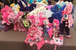 Size: 2048x1353 | Tagged: safe, pinkie pie, princess celestia, princess luna, oc, oc:fair flyer, oc:filly anon, oc:pinkiacci, oc:soiree, alicorn, artist needed, clothes, clown, clown makeup, dress, earth pony, eternal night au (janegumball), female, filly, foal, g4, imported from derpibooru, irl, jester, jester pie, lanyard, mare, mare fair, mare fair 2026, maud pie, multeity, nightmare pinkie, nightmarified, pegasus, photo, pinkamena diane pie, plushie, pony, purse, snowpity inc., socks, solo focus, striped socks, too much pink energy is dangerous, wedding dress