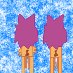 Size: 1000x1000 | Tagged: explicit, artist:pinkiedied, oc, oc:scoocrenkoo, 1000 hours in ms paint, anatomically correct, anus, clitoris, cloud, cloud background, female, filly, foal, foalcon, genitals, imported from derpibooru, not scootaloo, nudity, rear view, vulva