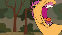 Size: 1920x1080 | Tagged: safe, artist:crookedbeetles, artist:emoassrainbowdash, artist:pookiepie.co, scootaloo, sweetie belle, animated, bipedal, clock, clubhouse, crusaders clubhouse, eye clipping through hair, eyebrows, eyebrows visible through hair, female, filly, fire, flapping, foal, g4, hoers, horn, human facial structure, imported from derpibooru, outdoors, panic, pegasus, pointing, pony, robot, sound, sweetie bot, text, treehouse, unicorn, webm, yelling