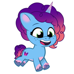 Size: 894x894 | Tagged: safe, artist:bluemario11, female, filly, foal, g5, horn, imported from derpibooru, misty brightdawn, rebirth misty, simple background, transparent background, unicorn