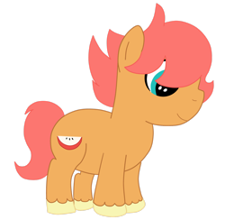 Size: 3681x3587 | Tagged: safe, artist:kannayui, oc, oc:little mac, colored lineart, colt, earth pony, foal, imported from derpibooru, male, oc only, offspring, parent:big macintosh, parent:fluttershy, parents:fluttermac, pony, simple background, solo, transparent background, unshorn fetlocks
