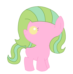 Size: 749x760 | Tagged: safe, artist:kannayui, oc, oc:blossom aroma, baby, baby pony, earth pony, female, filly, foal, imported from derpibooru, oc only, offspring, parent:tree hugger, parent:zephyr breeze, parents:zephyrhugger, pony, simple background, solo, transparent background