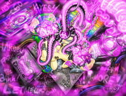 Size: 3326x2546 | Tagged: explicit, artist:qlop, oc, oc:mercury shine, oc:ravebounce, anal beads, anatomically correct, antenna, aphrodisiac, barcode, bdsm, bliss, blushing, bodysuit, bondage, box, brainwashed, brainwashing, buttplug, cable, cables, captured, chains, clitoris, clopfic in description, clothes, commission, complex background, cuffs, cute, dazed, dildo, duo, duo female, earth pony, earth pony oc, ecstasy, electricity, encasement, female, female orgasm, femsub, filly, filly on filly, flower, flower in hair, foal, foalcon, full face mask, gas, gas mask, heart, high res, horn, hypno eyes, hypnogear, hypnotic, hypnotic gas, imported from derpibooru, indoors, insertion, kaa eyes, latex, lesbian, machine, magic suppression, mask, mercury shine actually having a pretty good time, metal, mind break, mind control, multiple variants, newspaper, nudity, oc only, open mouth, orgasm, paddle, penetration, pony, respirator, rubber, screen, screwdriver, screws, sex, sex toy, shiny, simultaneous orgasm, spiral, spirals, story included, submissive, syringe, tank (container), tech control, trapped, tube, unicorn, unicorn oc, vaginal, vaginal insertion, visor, vulva, wrench, young