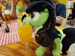 Size: 4096x3072 | Tagged: safe, oc, oc:filly anon, artist needed, female, filly, foal, imported from derpibooru, indoors, oc only, photo, plushie