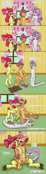 Size: 1200x4530 | Tagged: explicit, artist:smudge proof, apple bloom, scootaloo, sweetie belle, alternate timeline, anthro, banned from derpibooru, big cat, blushing, butt, cheetah, chimera, chimerafied, cloven hooves, clubhouse, comic, commission, conjoined, crotchboobs, cutie mark crusaders, earth pony, edit, female, feral, fusion, goat, hooves, imported from twibooru, kissing, licking, lolicon, masturbation, merging, milk, multiboob, multiple characters, multiple heads, nipples, nudity, paws, pegasus, sequence, snake, snake tail, species swap, teats, the last crusade (episode), the ultimate cutie mark crusader, three heads, together forever, tongue out, transformation, transformed, two heads, udder, underage, unicorn, vagina, vaginal secretions, we have become one, what has science done, young