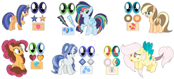 Size: 1920x872 | Tagged: safe, artist:jonatanmagic, oc, oc:applefazt, oc:galaxy sentry sparkle, oc:melody, oc:party plex, oc:rainbow light, oc:skylight, alicorn, baby, baby pony, chaos pony, deviantart watermark, earth pony, female, filly, foal, g4, horn, hybrid, imported from derpibooru, interspecies offspring, obtrusive watermark, offspring, older, parent:applejack, parent:caramel, parent:cheese sandwich, parent:discord, parent:fancypants, parent:flash sentry, parent:fluttershy, parent:pinkie pie, parent:rainbow dash, parent:rarity, parent:soarin', parent:twilight sparkle, parents:carajack, parents:cheesepie, parents:discoshy, parents:flashlight, parents:raripants, parents:soarindash, pegasus, pony, unicorn, watermark